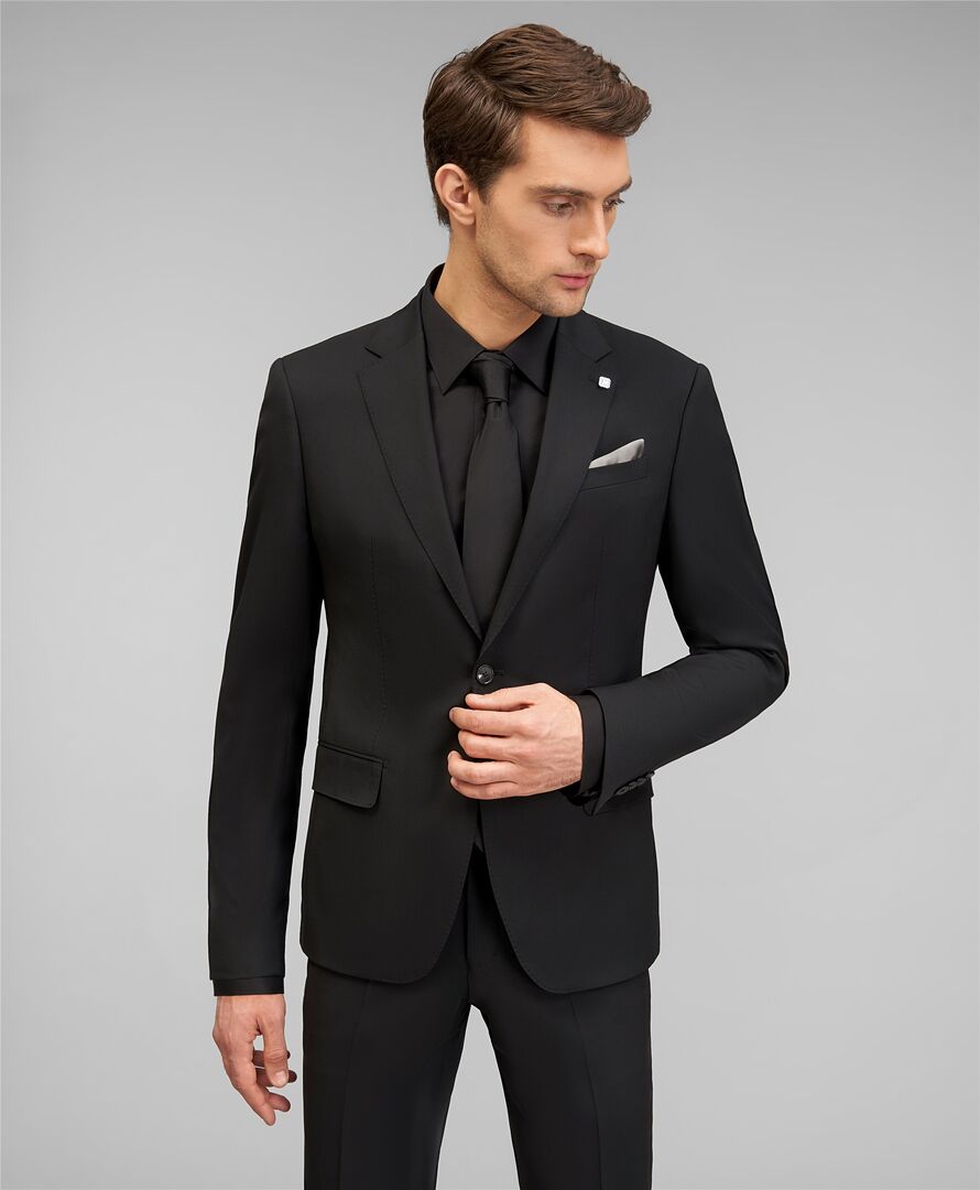Костюмный пиджак HENDERSON JT1-0196-SS BLACK фото 1