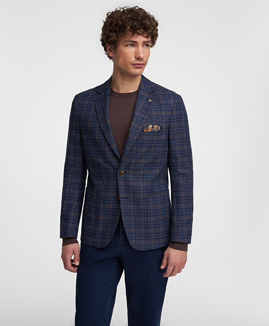 Пиджак HENDERSON JT-0330-S NAVY фото 1