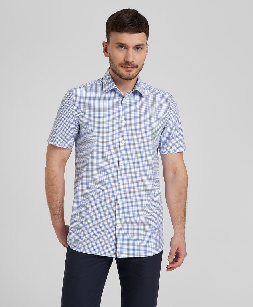 Рубашка HENDERSON кр.р. SHS-0663-S BLUE фото 1