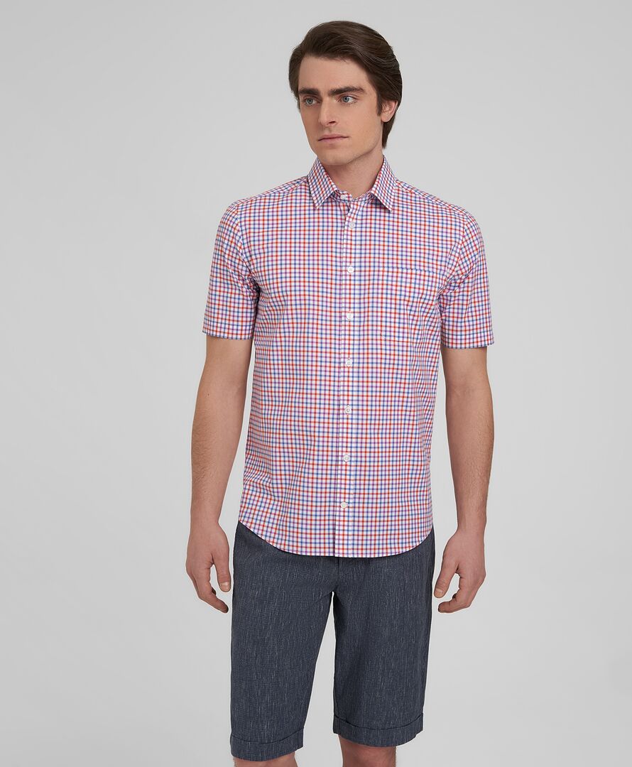 Рубашка HENDERSON кр.р. SHS-0686-S PINK фото 1