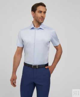 Рубашка прилегающий силуэт HENDERSON SHS-0578-X BLUE