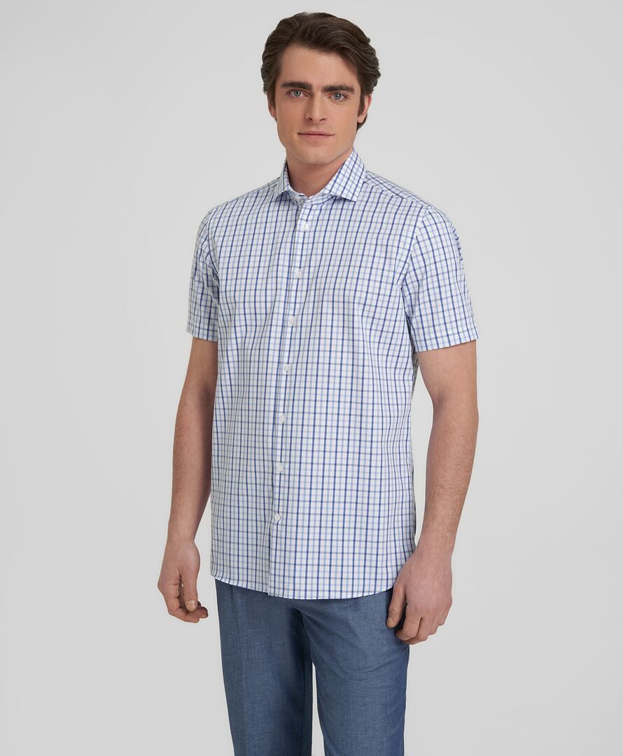 Рубашка HENDERSON кр.р. SHS-0650-S BLUE фото 1