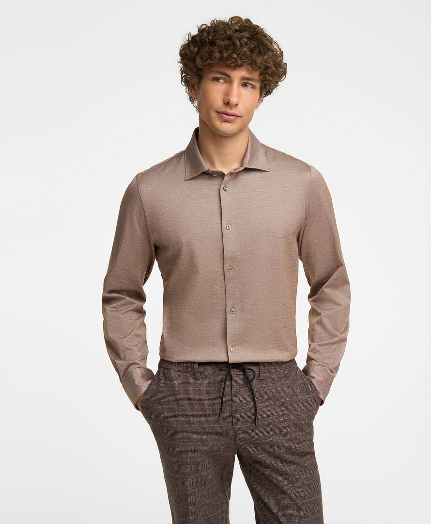 Рубашка трикот. HENDERSON дл.р HSL-0085-R BEIGE фото 1