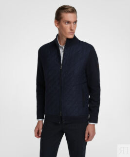 Кардиган HENDERSON KWL-0670-1 NAVY HENDERSON Утепленный трикотажный кардига