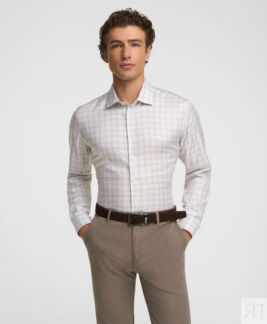 Рубашка HENDERSON дл.р. SHL-2225-X BEIGE HENDERSON Рубашка из 100% хлопка,