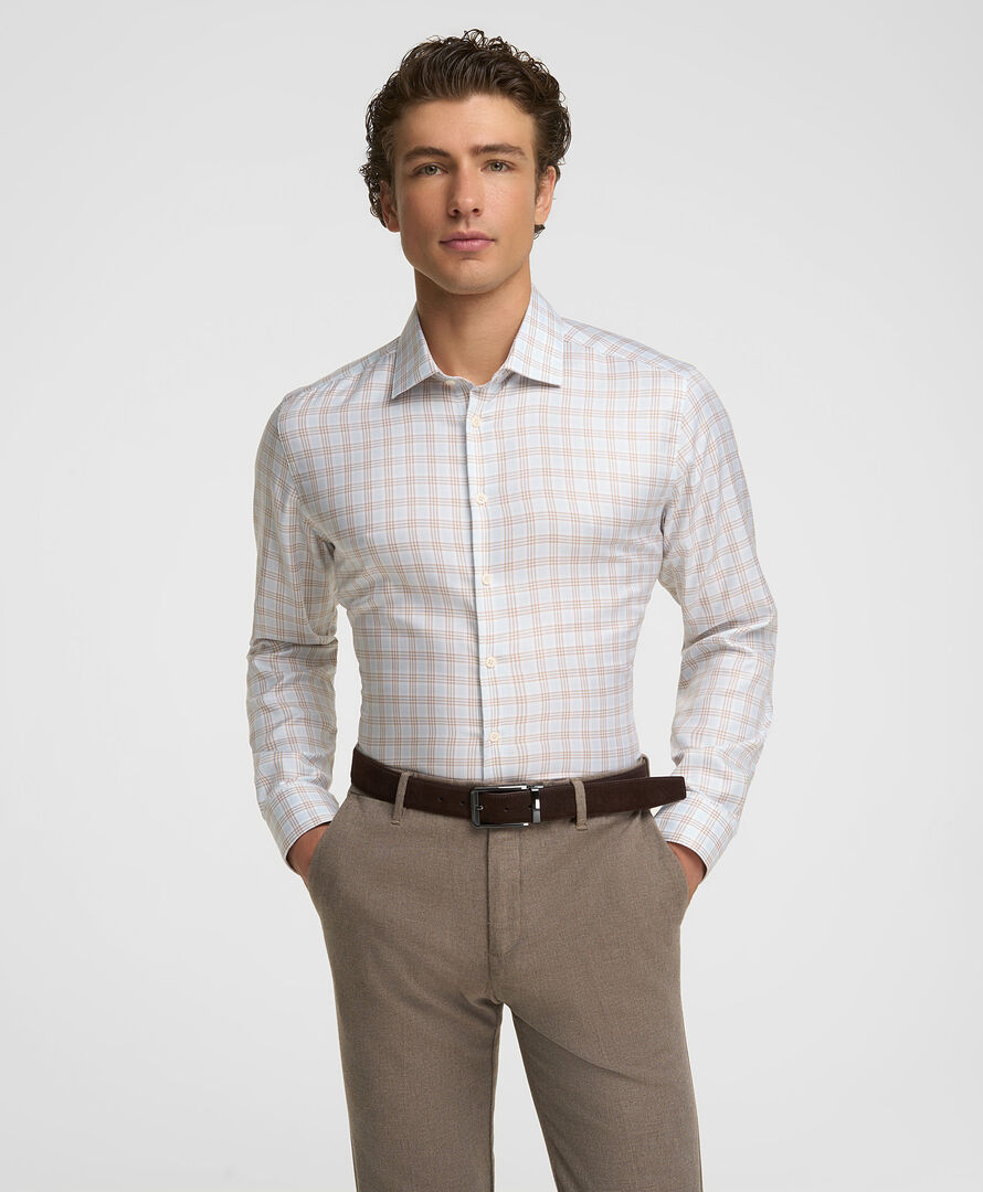 Рубашка HENDERSON дл.р. SHL-2225-X BEIGE HENDERSON Рубашка из 100% хлопка, фото 1