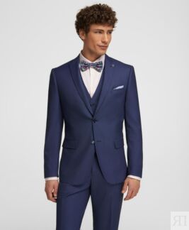 Пиджак HENDERSON JT1-0264-SS NAVY HENDERSON Костюмный пиджак из смесовой эл