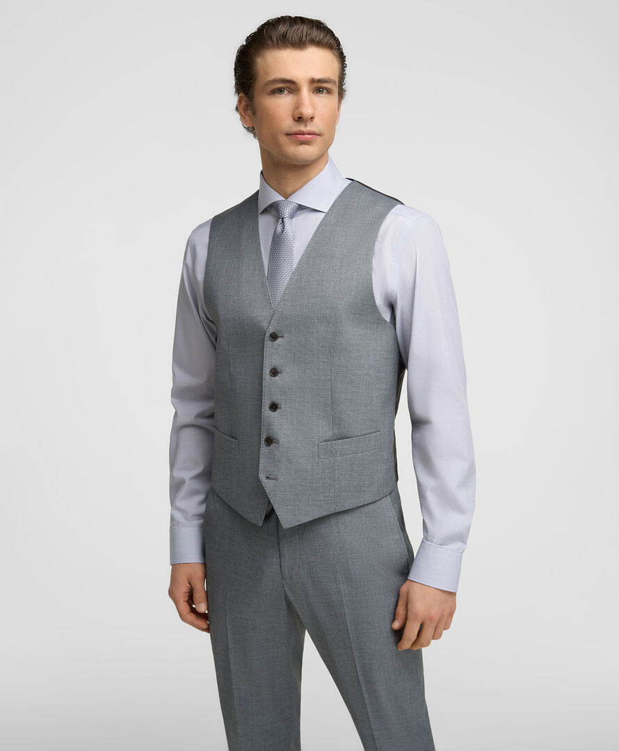 Жилет HENDERSON VC1-0313-R GREY HENDERSON Костюмный жилет из эластичной тка фото 1