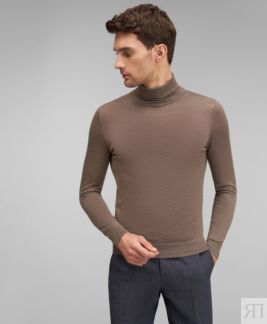 Водолазка трикотажная HENDERSON KWL-RN-F2 LBROWN HENDERSON Водолазка из 100