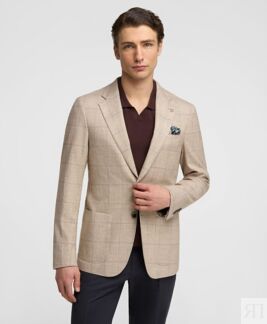 Пиджак HENDERSON JT-0383-R BEIGE HENDERSON Повседневный пиджак из ткани с с