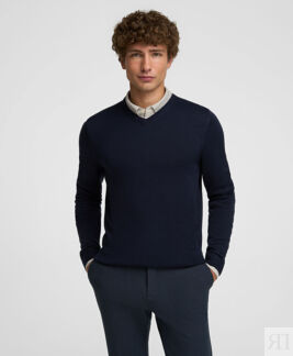 Водолазка HENDERSON KWL-0976 NAVY HENDERSON Пуловер гладкой вязки