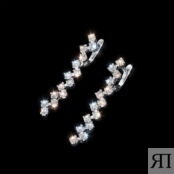 Серьги из белого золота э4712сг08187500_white ЭПЛ Даймонд э4712сг08187500_w 8700000448025 фото 4