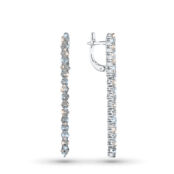 Серьги из белого золота э4712сг03186600_white ЭПЛ Даймонд э4712сг03186600_w 8700000513105 фото 1