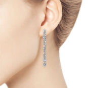 Серьги из белого золота э4712сг03186600_white ЭПЛ Даймонд э4712сг03186600_w 8700000513105 фото 3