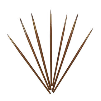Кисть колонок круглая "Pinax Creative" короткая ручка Pinax