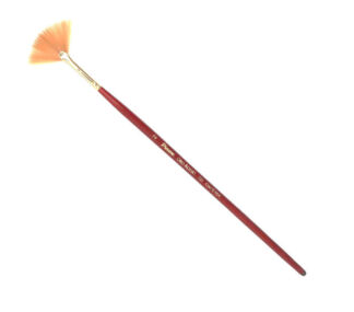 Кисть синтетика веерная Pinax "Oro Rosso 753" короткая ручка Pinax
