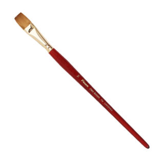Кисть синтетика №14 плоская Pinax "Oro Rosso 754" короткая ручка Pinax