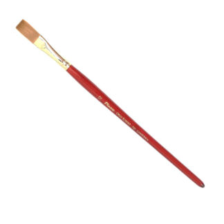 Кисть синтетика плоская удлиненная Pinax "Oro Rosso 755" короткая ручка Pin