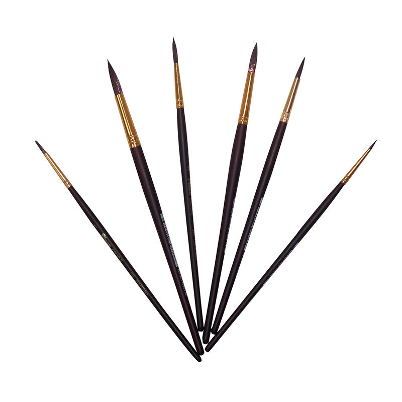 Кисть синтетика круглая "Pinax Creative" 691 жесткая Pinax P-691x00;P-691xx0;P-691001;P-691003;P-691005;P-691010;P-691008;P-691006 фото 1