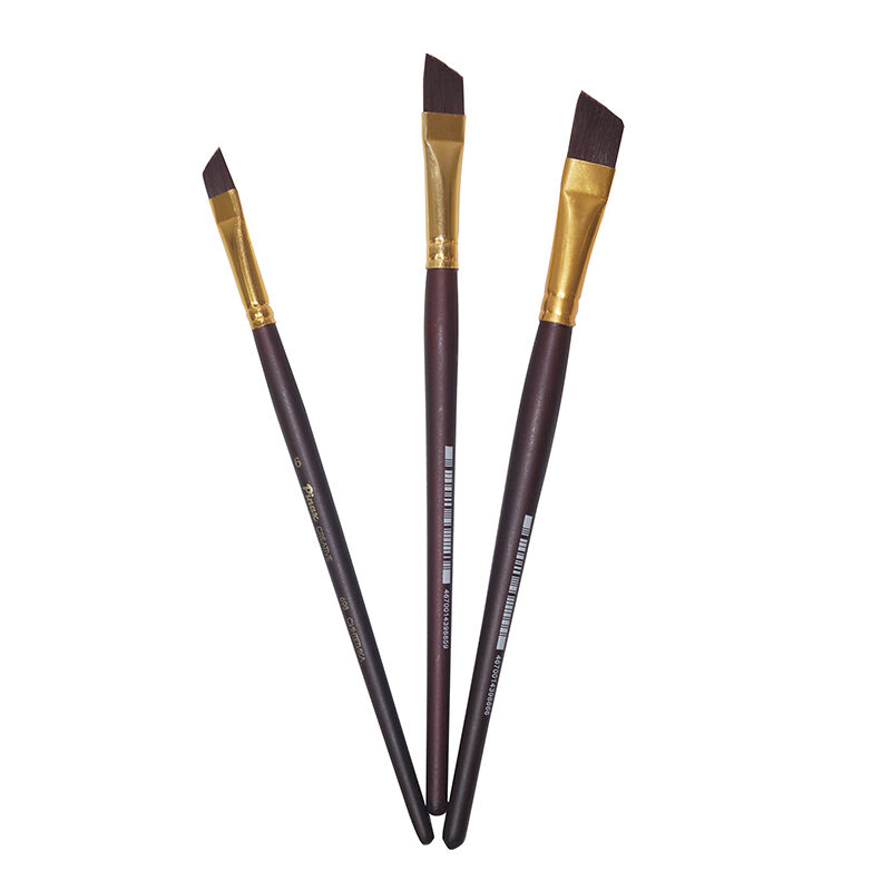 Кисть синтетика скошенная "Pinax Creative" 698 жесткая Pinax P-698006;P-698008;P-698010 фото 1