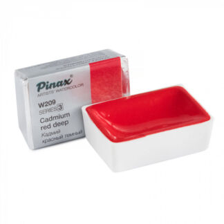 Акварель Pinax кювета 2,5 мл W209 Кадмий Красный Темный Pinax