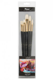 Набор кистей Щетина Pinax "Artists classic line" 6 шт Ассорти Pinax