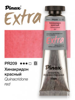 Акварель Pinax "ЭКСТРА" туба 15 мл, Хинакридон красный Pinax