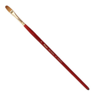 Кисть синтетика №8 овальная Pinax "Oro Rosso 757" короткая ручка Pinax