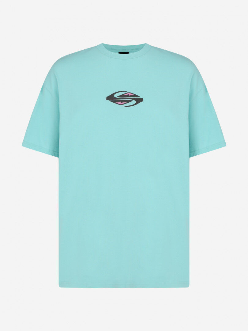 Футболка мужская оверсайз Quiksilver Global Heat, Голубой EQYZT08021Q02-BGH0 фото 1
