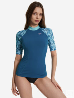 Рашгард женский Speedo, Голубой