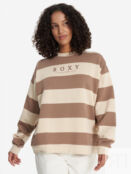 Свитшот женский оверсайз Roxy Strictly Stripes, Мультицвет ERJFT04954R17-TEC3 фото 2