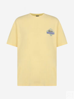 Футболка мужская оверсайз Quiksilver Crystal Jet, Желтый