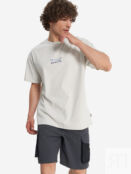 Футболка мужская оверсайз Quiksilver Mercury Chrome Lightning, Белый EQYZT08016Q02-SFB0 фото 1