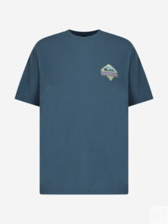 Футболка мужская оверсайз Quiksilver Crystal Jet, Синий