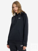 Худи женская Under Armour UA Armour Fleece, Черный 1386507U0F-001 фото 2