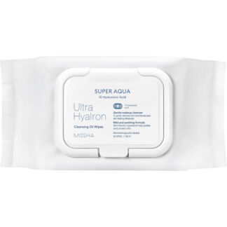 Super Aqua Ultra Hyalron Салфетки для снятия макияжа очищающие, с маслами и