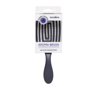 Wet Detangler Brush Paddle Grape Расческа для сухих и влажных волос c арома