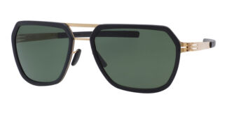 Солнцезащитные очки мужские Ic Berlin Jorg R Matt Gold Black Green