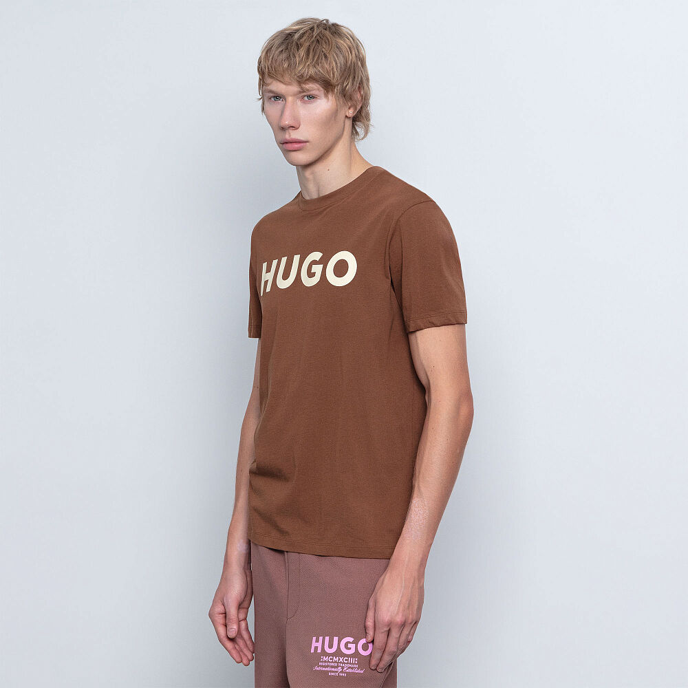 Мужская футболка HUGO Dulivio 50467556-212-L фото 1