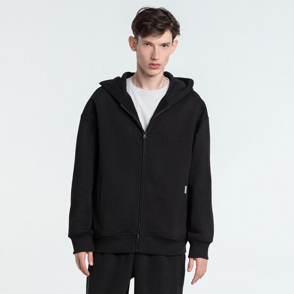 Мужская толстовка STREETBEAT Full Zip Fleece Hoodie SBM-HDFZ0014-001-M фото 1