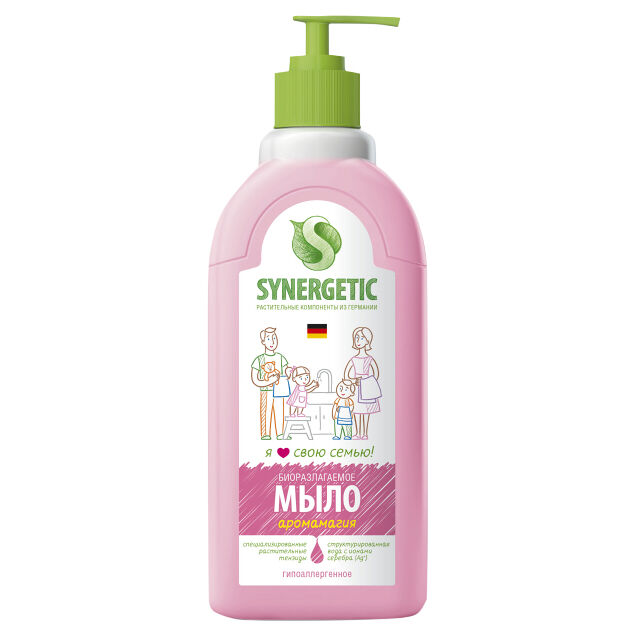 Мыло жидкое SYNERGETIC Аромамагия, 500 мл SYNERGETIC фото 1