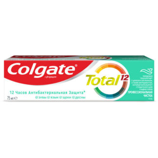 Паста зубная COLGATE Total12 Профессиональная Чистка 75мл