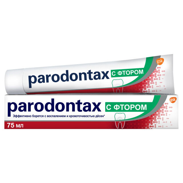 Паста зубная PARADONTAX Ftor, 75 мл PARODONTAX фото 1