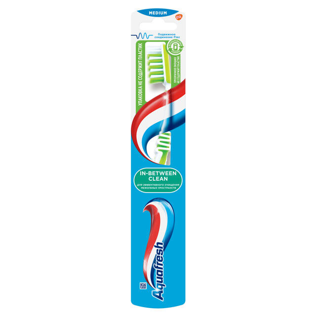 Щетка зубная AQUAFRESH In Between Clean средняя AQUAFRESH фото 1