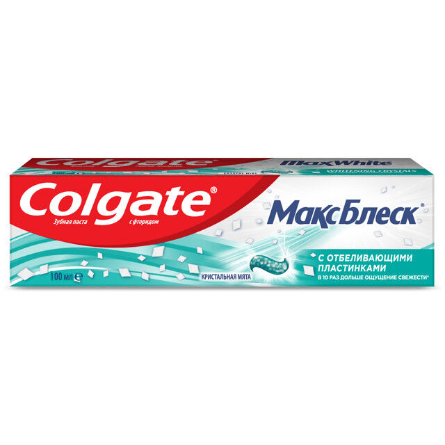 Паста зубная COLGATE Макс Блеск 100мл фото 1
