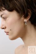 Женские серьги EKONIKA EN49435-silver-gold-25S фото 3