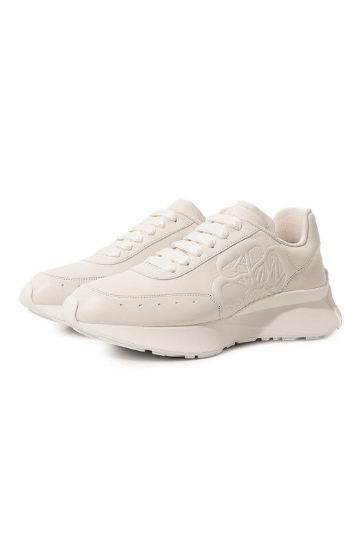 Кожаные кроссовки Sprinter Runner Alexander McQueen 687995/WIC94 фото 1