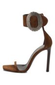 Замшевые босоножки Joplin Saint Laurent 552252/BT300 фото 3