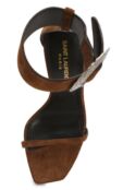 Замшевые босоножки Joplin Saint Laurent 552252/BT300 фото 5