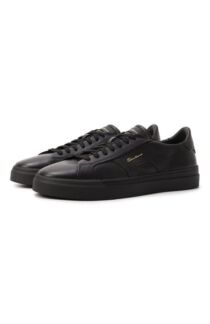 Кожаные кеды Santoni